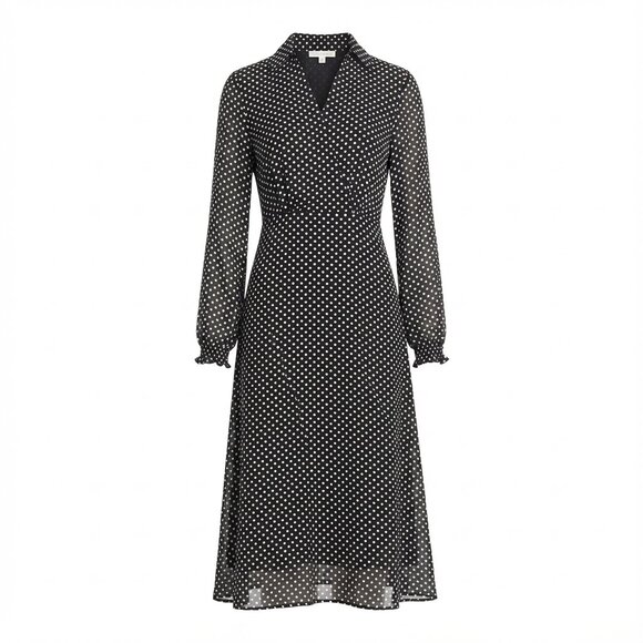 Koko + Mason Dresses & Skirts - Koko + Mason Women's V-Neck MIDI Dress | Elegant & Comfortable Day-to-Night